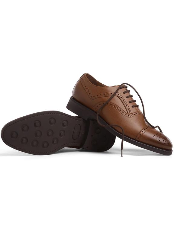 Will's Vegan Store Goodyear Welt Brogues Tan